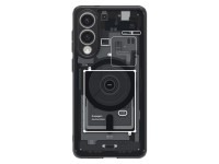 Funda Spigen Ultra Hybrid Mag Case con MagSafe para Samsung Galaxy S25 Edge con estampado - Negra