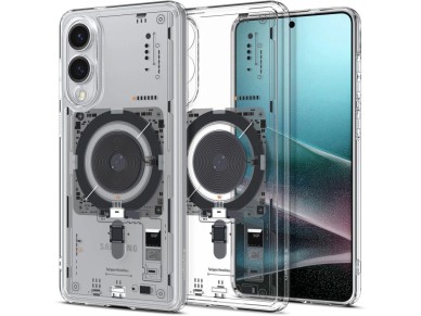 Funda Spigen Ultra Hybrid Mag Case con MagSafe para Samsung Galaxy S25 Edge con estampado - Transpar Funda Spigen Ultra Hybrid Mag Case con MagSafe para Samsung Galaxy S25 Edge con estampado - Transpar
