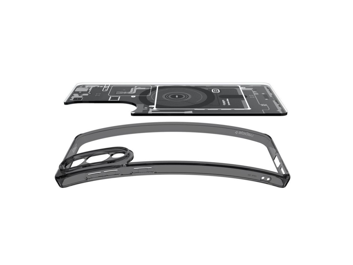 Funda Spigen Ultra Hybrid Mag Case con MagSafe para Samsung Galaxy S25 Edge con estampado - Negra