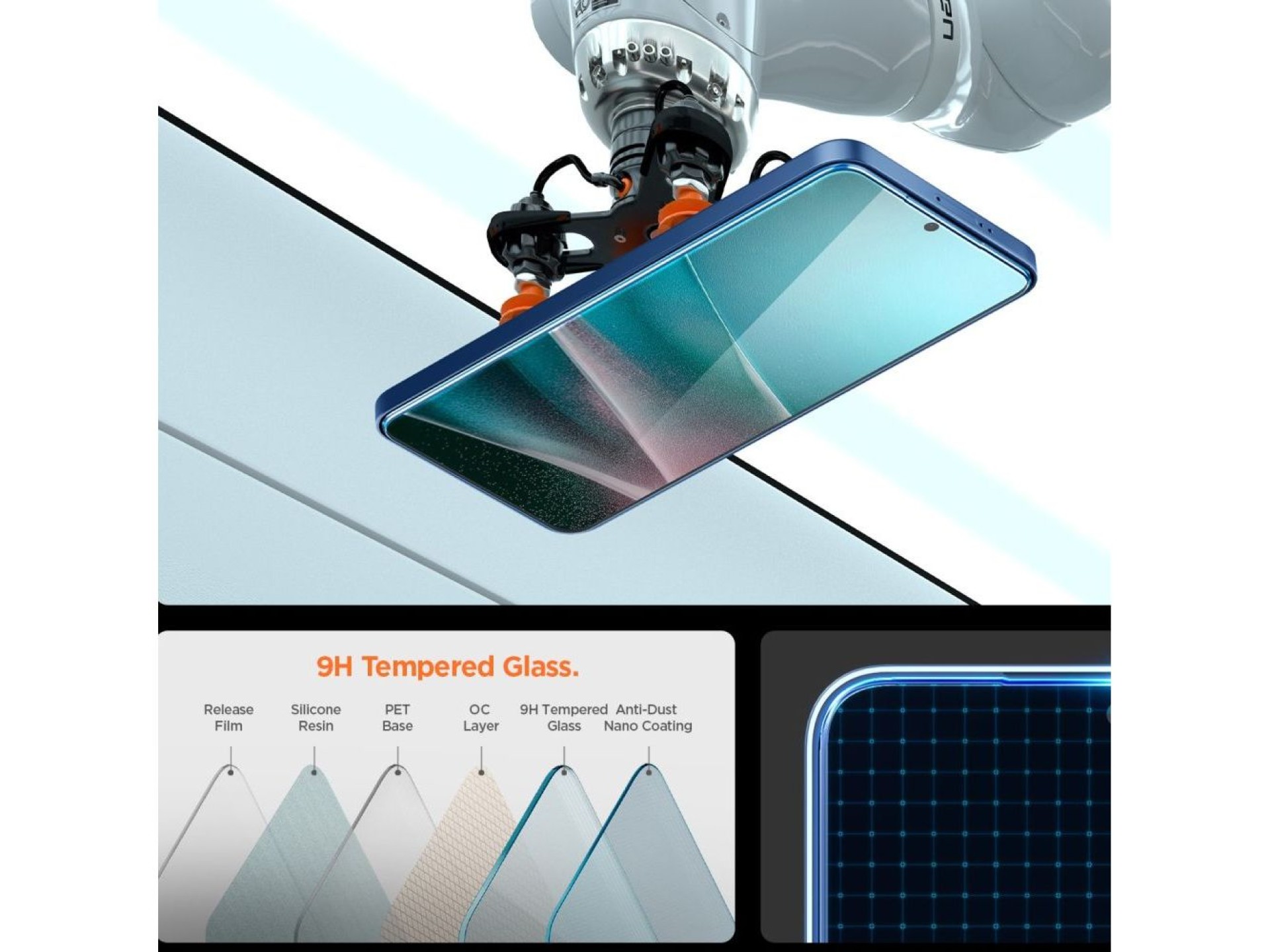 Protector de pantalla de vidrio templado Spigen Glas.TR