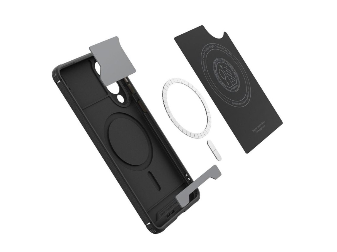 Spigen Core Armor Mag Case with MagSafe for Samsung Galaxy S25 Edge - Black
