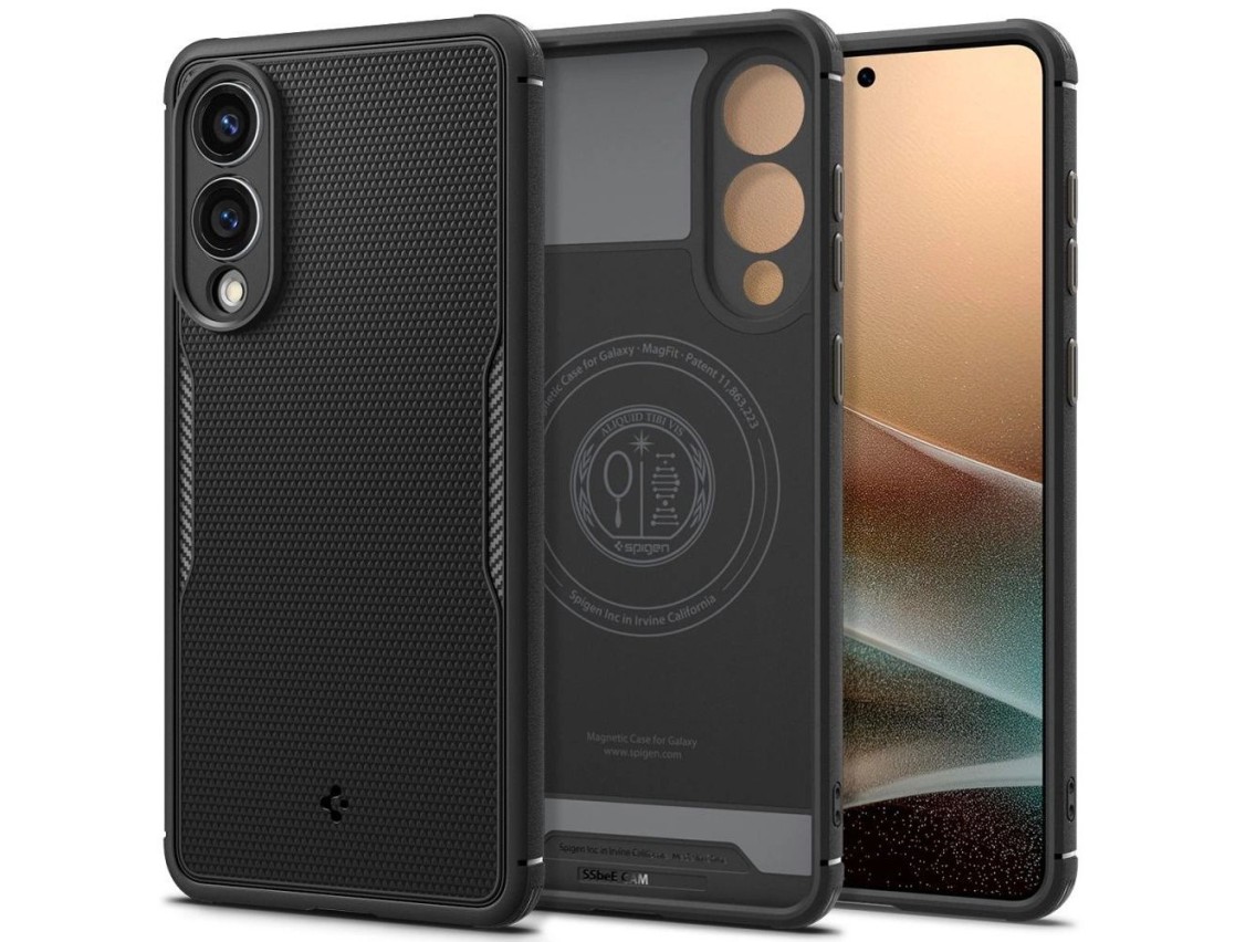 Spigen Core Armor Mag Case with MagSafe for Samsung Galaxy S25 Edge - Black