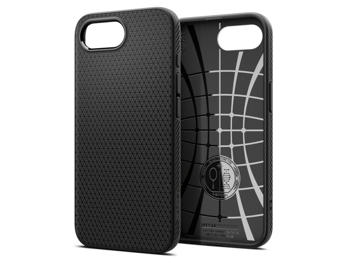 Spigen Liquid Air Case for iPhone 16e / 17e - Matte Black