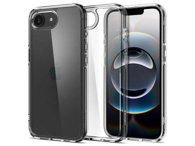 Funda Spigen Ultra Hybrid para iPhone 16e / 17e - Transparente