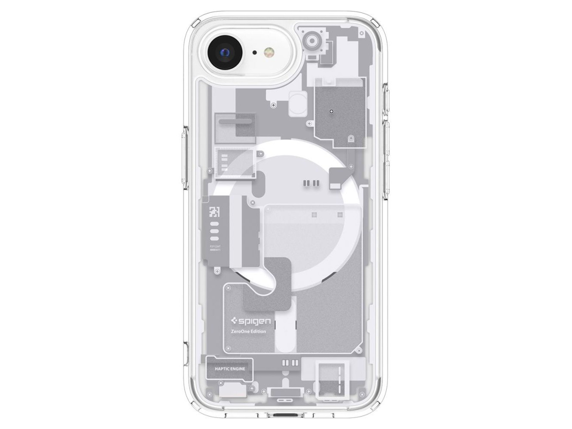 Capa Spigen Ultra Hybrid MagSafe para iPhone 16e / 17e Zero One - Branca