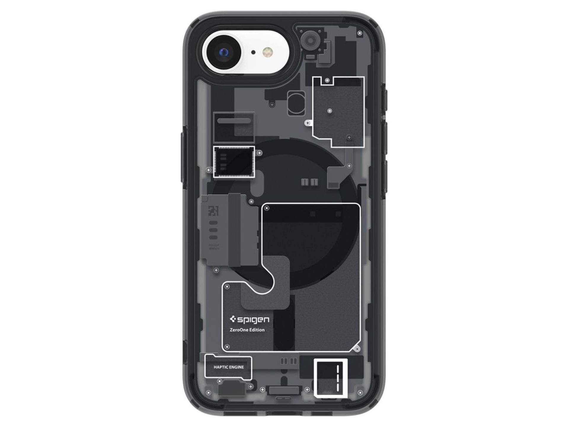 Funda Spigen Ultra Hybrid MagSafe para iPhone 16e / 17e Zero One - Negra