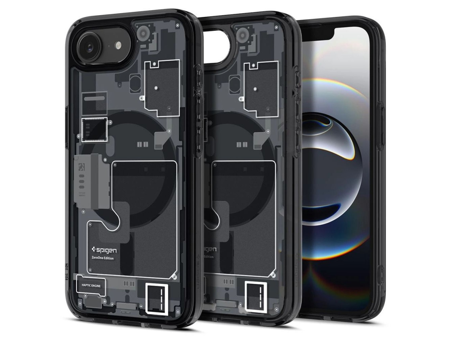 Funda Spigen Ultra Hybrid MagSafe para iPhone 16e / 17e Zero One - Negra