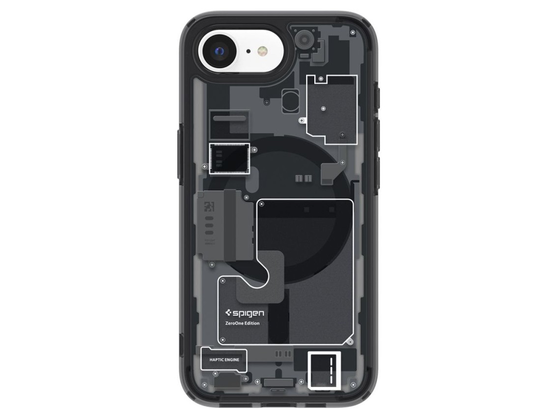 Funda Spigen Ultra Hybrid MagSafe para iPhone 16e / 17e Zero One - Negra