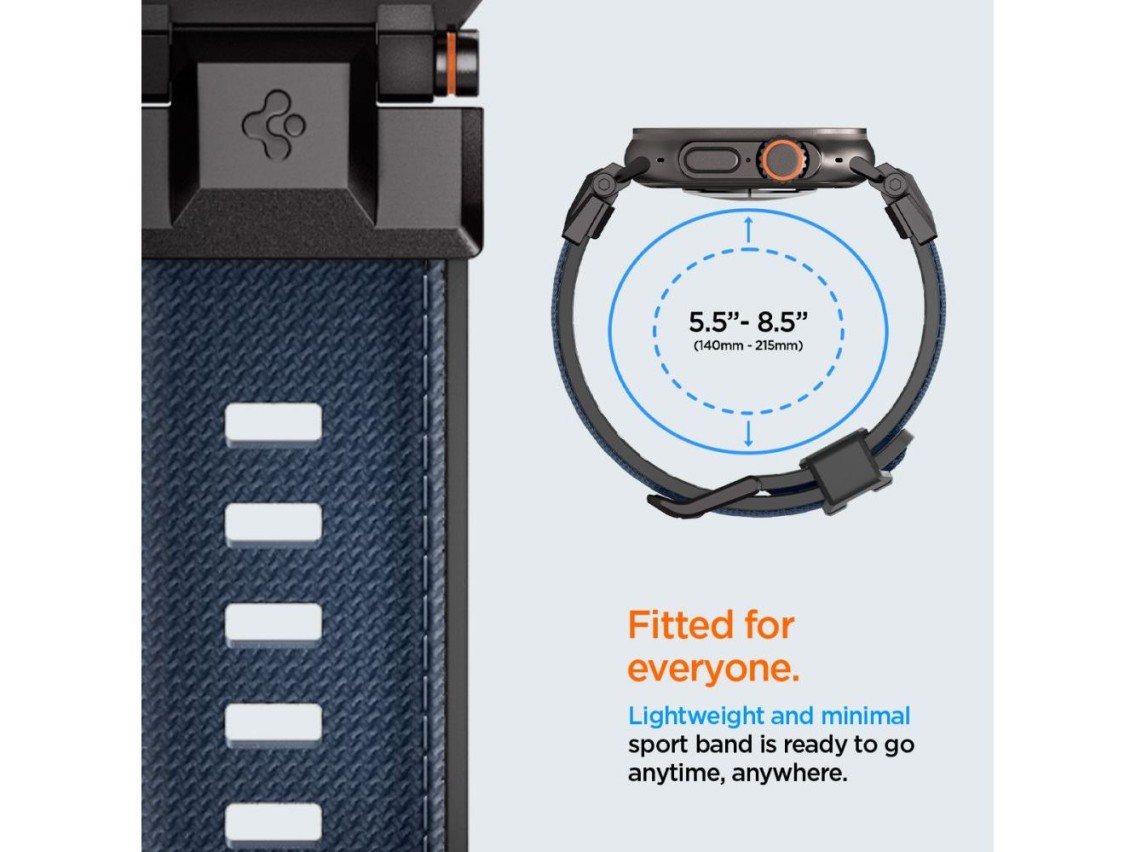 Correa Spigen DuraPro Armor para Apple Watch de 44/45/46/49 mm - Azul marino