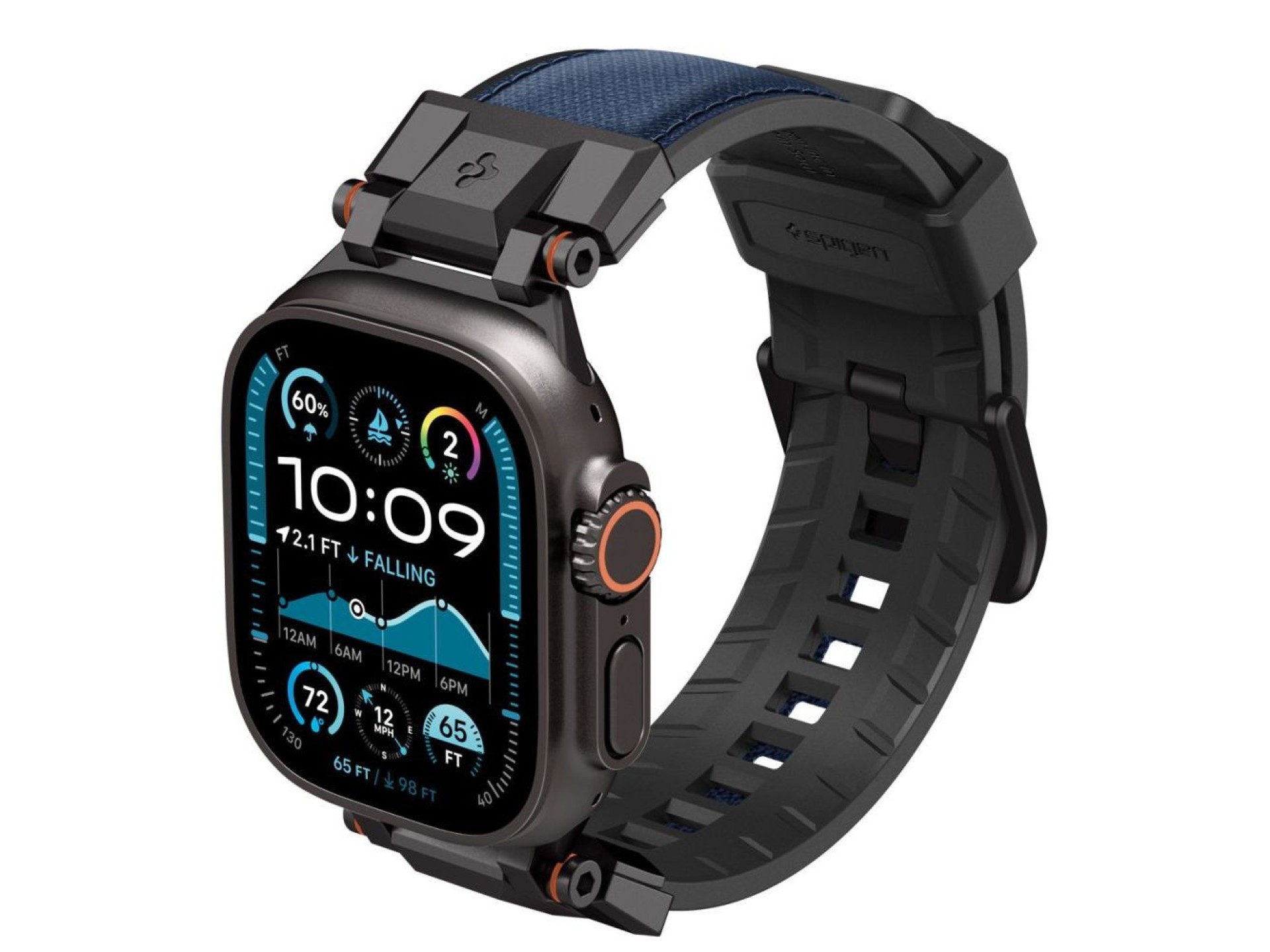 Correa Spigen DuraPro Armor para Apple Watch de 44/45/46/49 mm - Azul marino