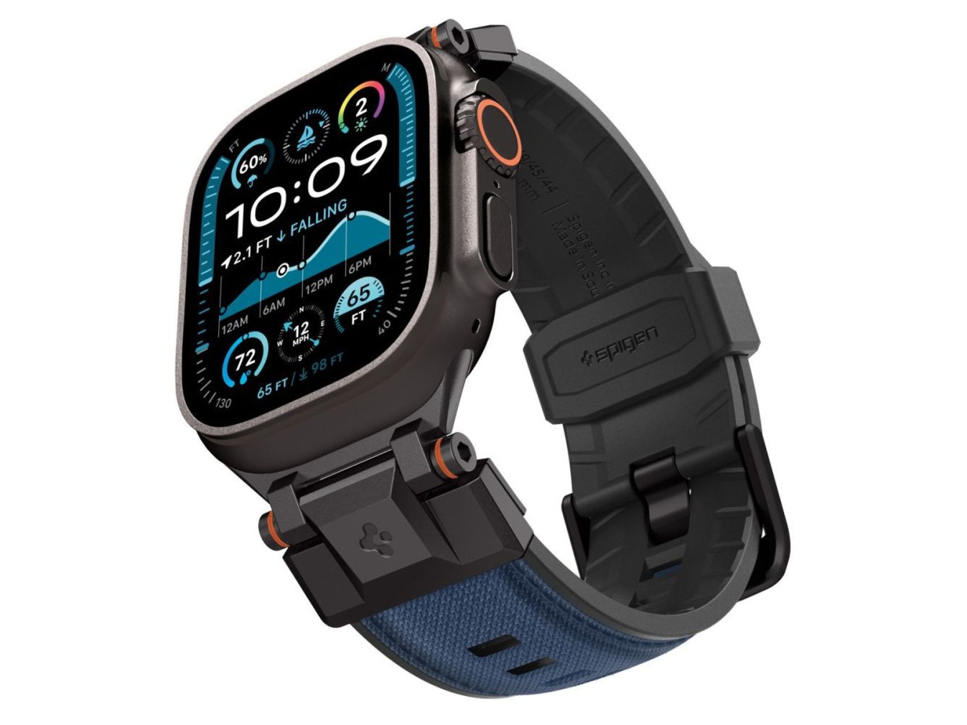 Correa Spigen DuraPro Armor para Apple Watch de 44/45/46/49 mm - Azul marino