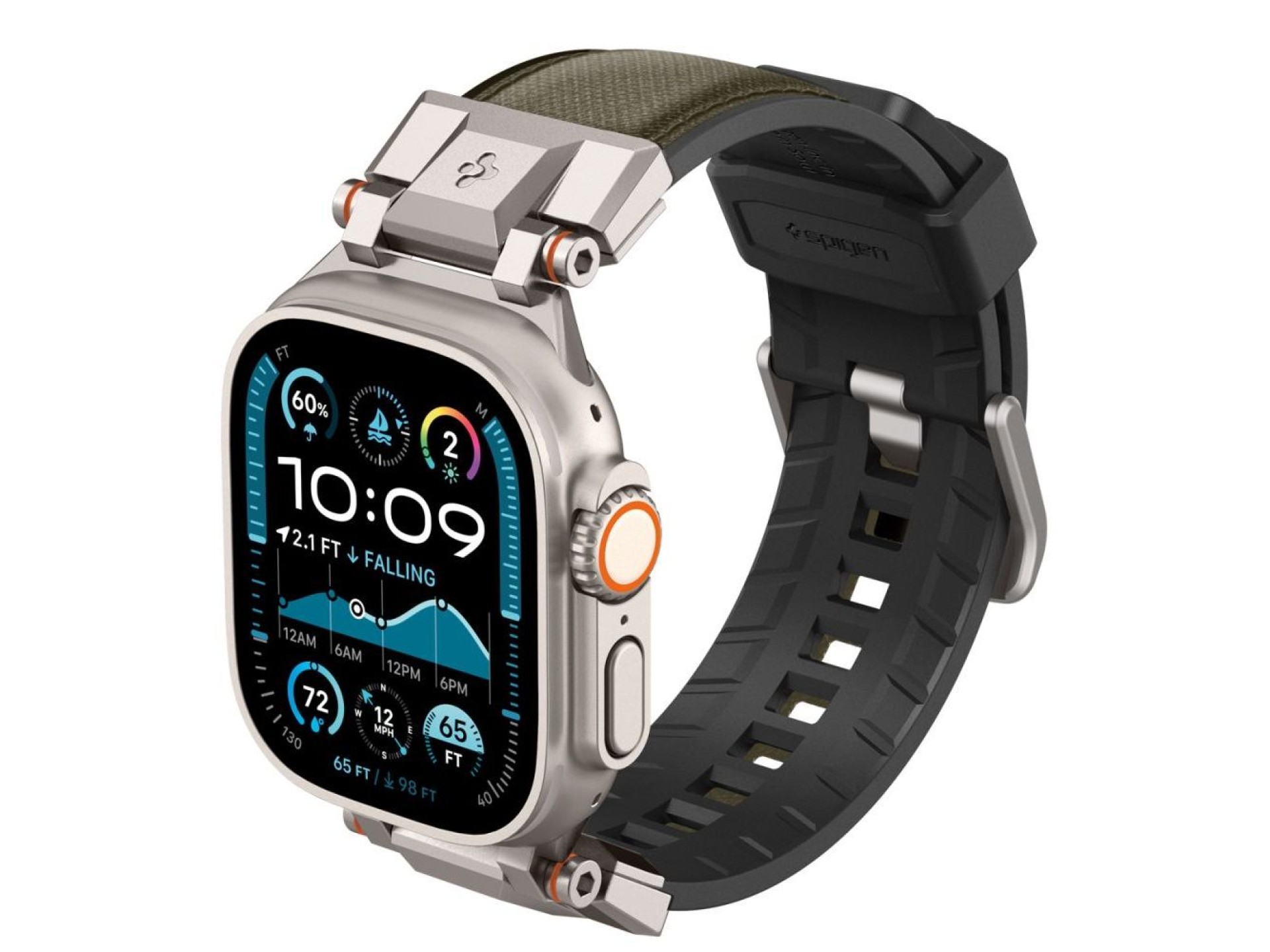 Correa Spigen DuraPro Armor para Apple Watch de 44/45/46/49 mm - Verde