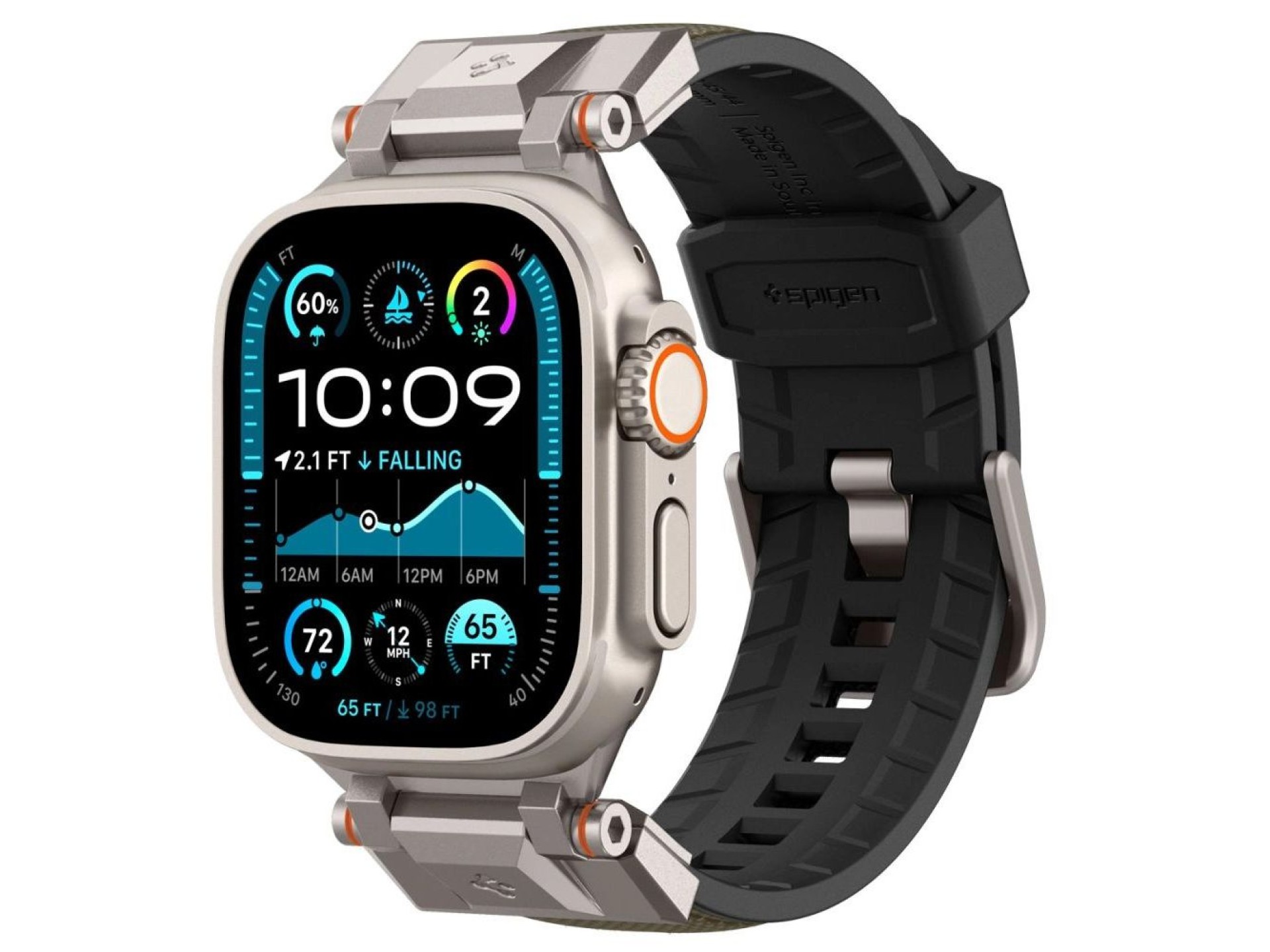 Correa Spigen DuraPro Armor para Apple Watch de 44/45/46/49 mm - Verde