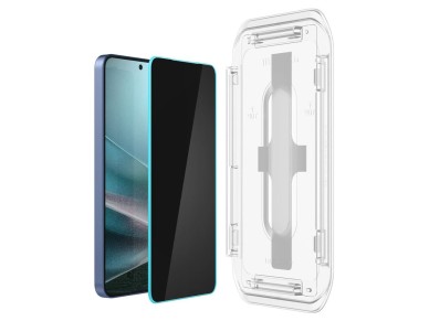 Paquete de 2 protectores de pantalla Spigen Glas.TR "Ez Fit" Privacy HD para Samsung Galaxy S24 / S2
