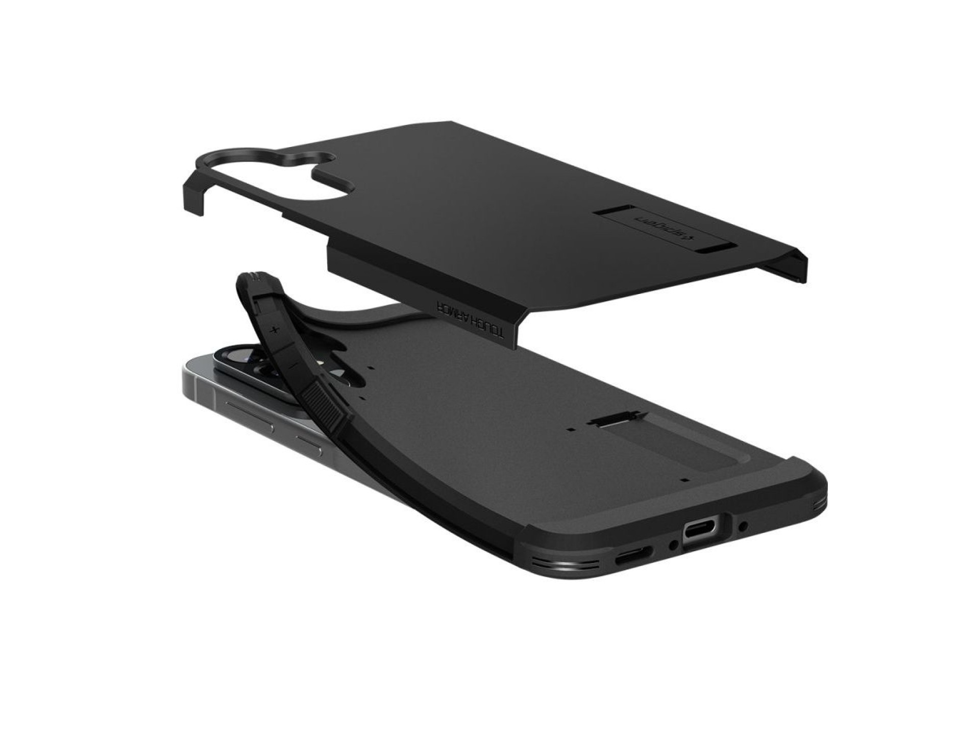 Funda Spigen Tough Armor para Samsung Galaxy A56 5G - Negra