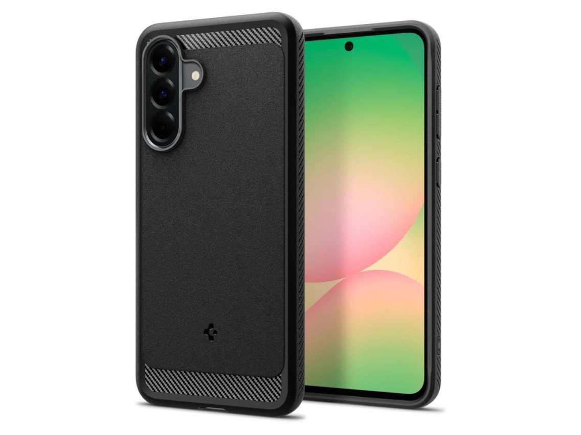 Funda Spigen Rugged Armor para Samsung Galaxy A56 5G - Negra