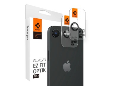Funda para cámara Spigen Optik Pro GLAS.TR "Ez Fit" (paquete de 2) para iPhone 16e / 17e - Negra Funda para cámara Spigen Optik Pro GLAS.TR "Ez Fit" (paquete de 2) para iPhone 16e / 17e - Negra