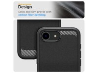 Spigen Rugged Armor MagSafe case for iPhone 16e / 17e - black Spigen Rugged Armor MagSafe case for iPhone 16e / 17e - black
