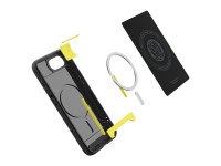 Spigen Rugged Armor MagSafe case for iPhone 16e / 17e - black Spigen Rugged Armor MagSafe case for iPhone 16e / 17e - black