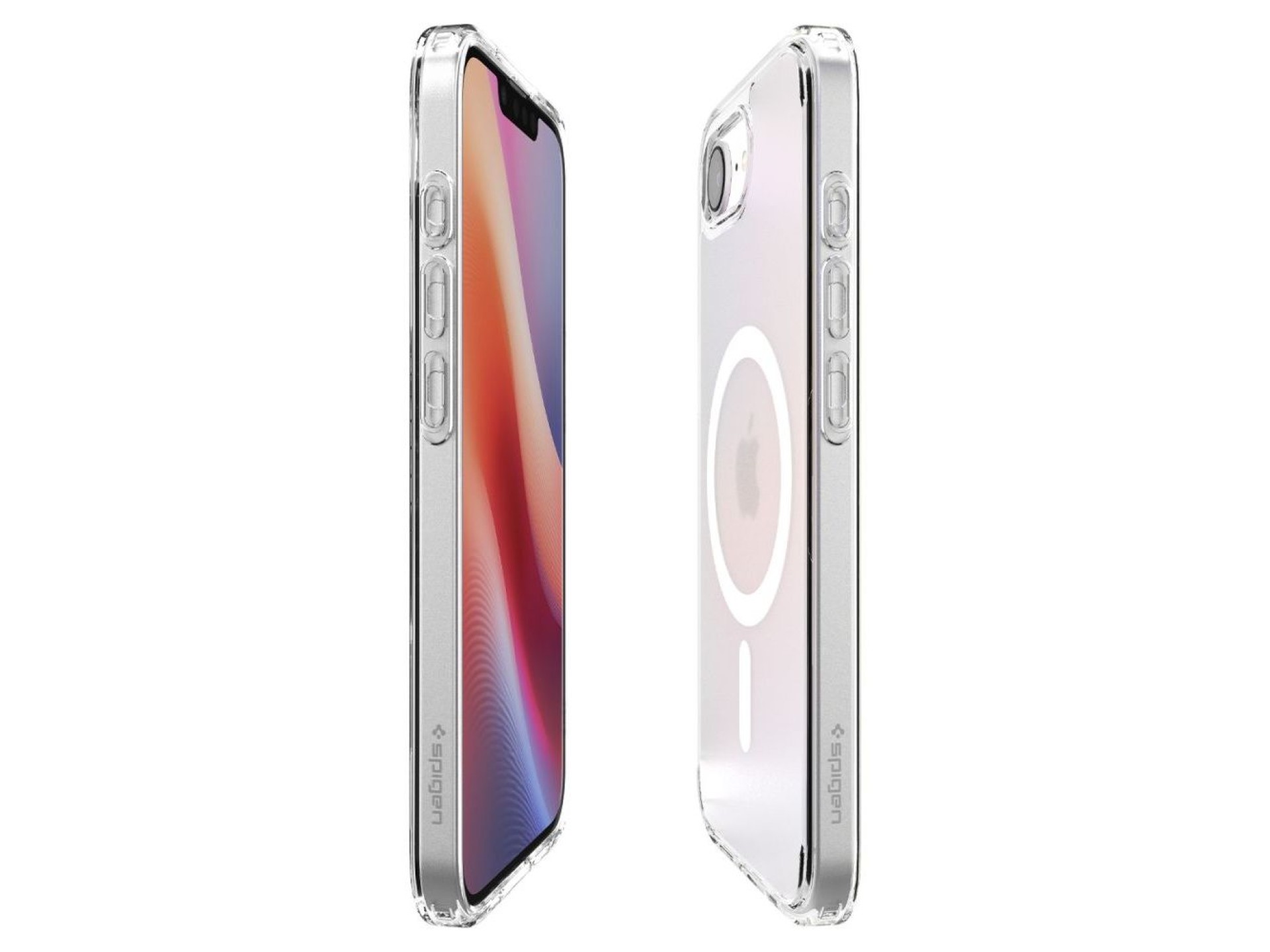 Funda Spigen Ultra Hybrid MagSafe para iPhone 16e / 17e - Blanca, translúcida