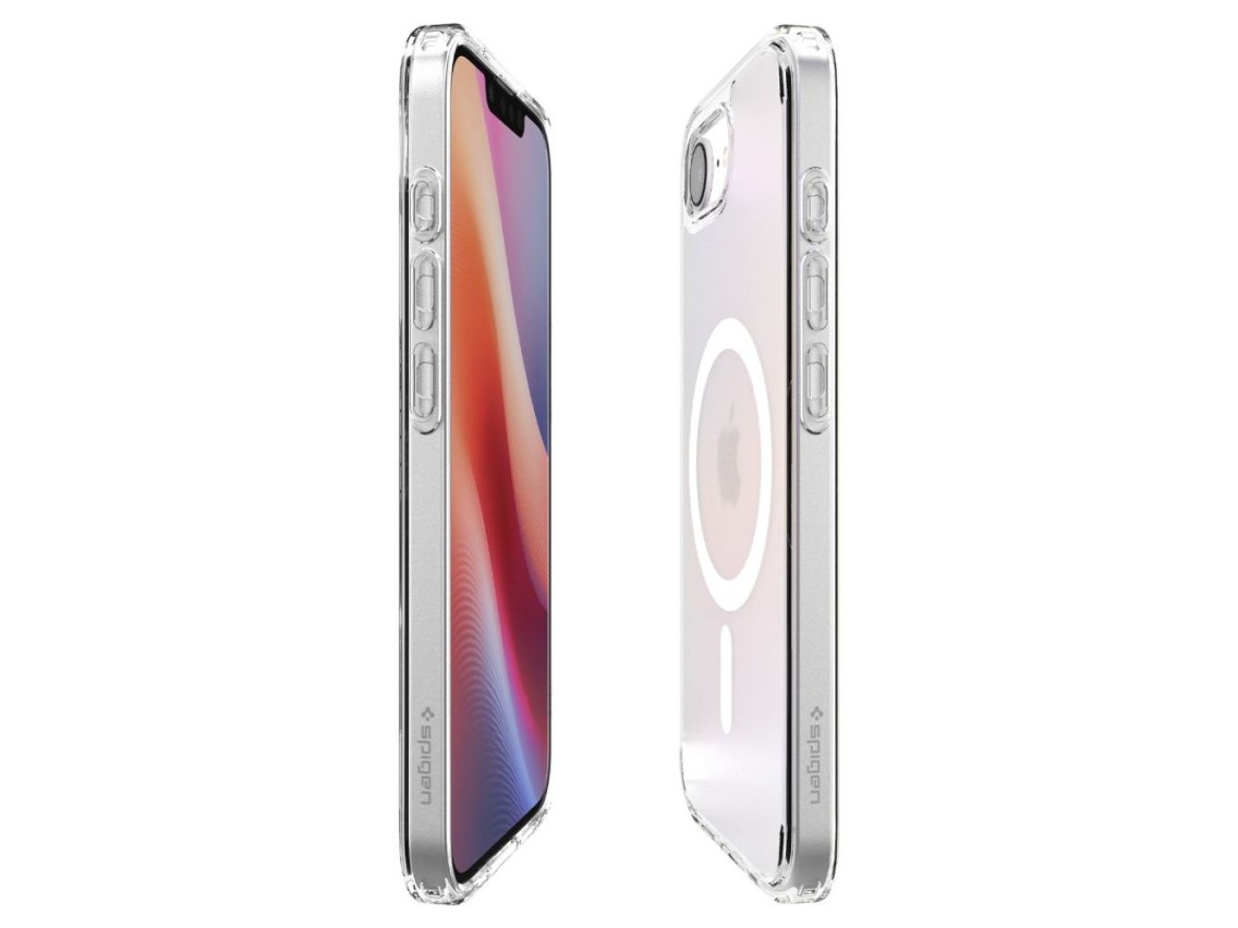 Funda Spigen Ultra Hybrid MagSafe para iPhone 16e / 17e - Blanca, translúcida