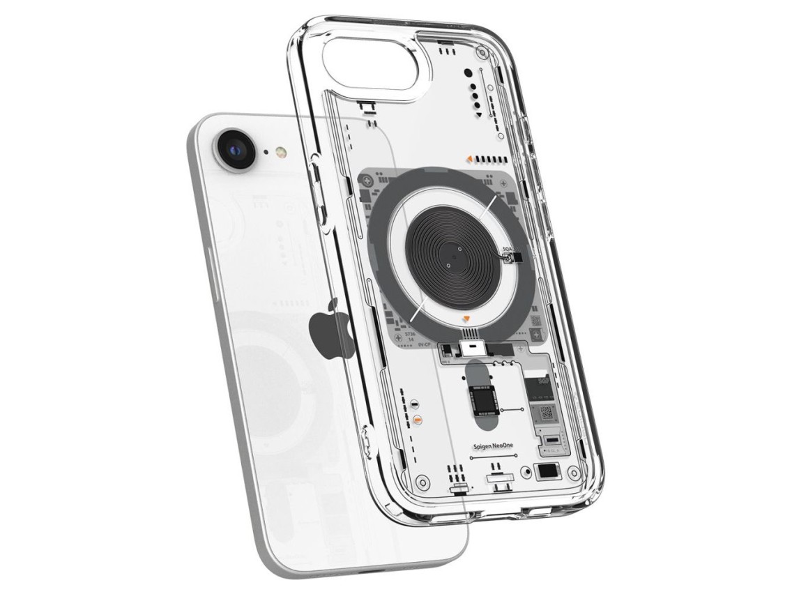 Capa Spigen Ultra Hybrid MagSafe para iPhone 16e / 17e Neo One - Transparente