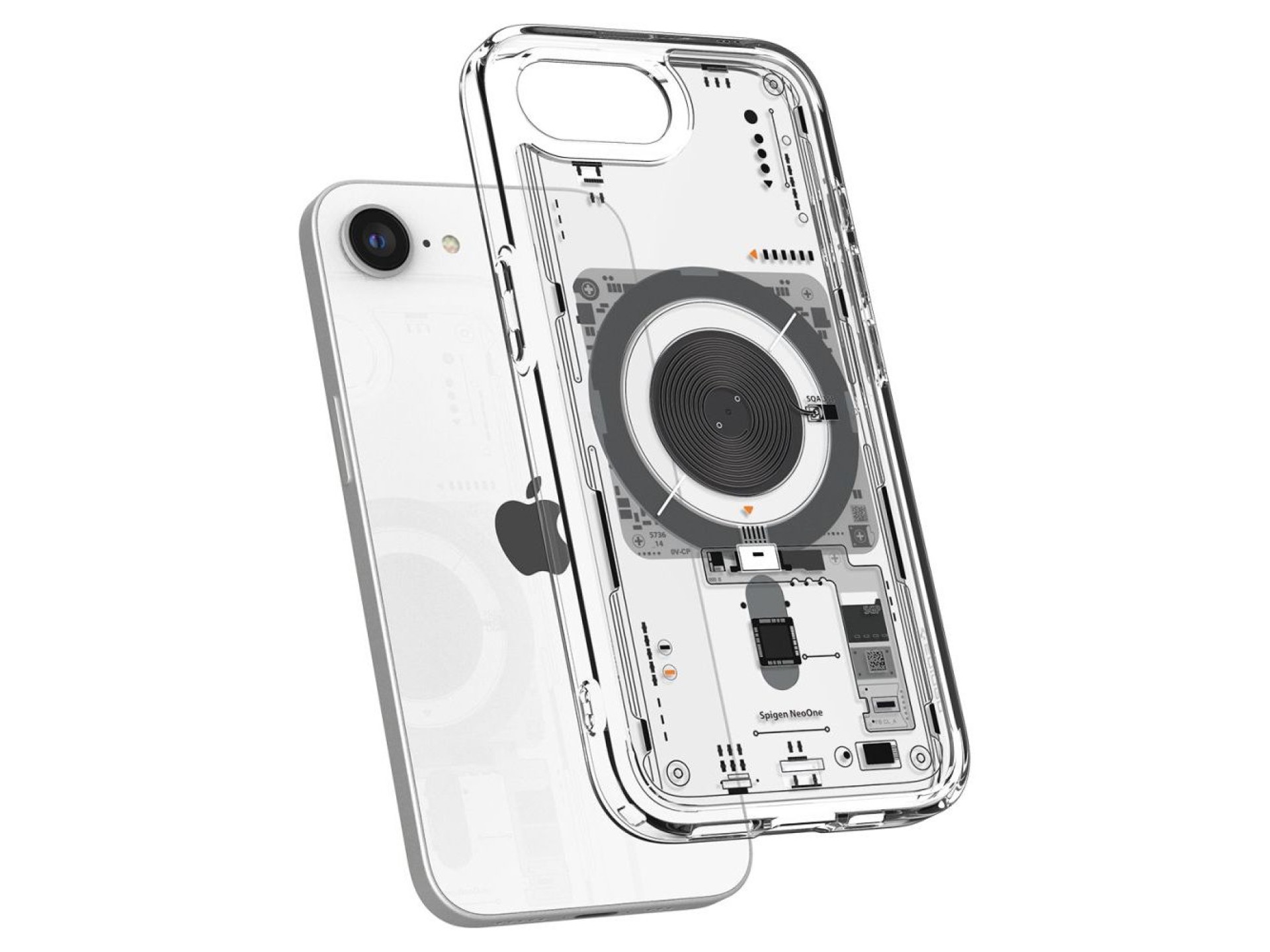 Capa Spigen Ultra Hybrid MagSafe para iPhone 16e / 17e Neo One - Transparente