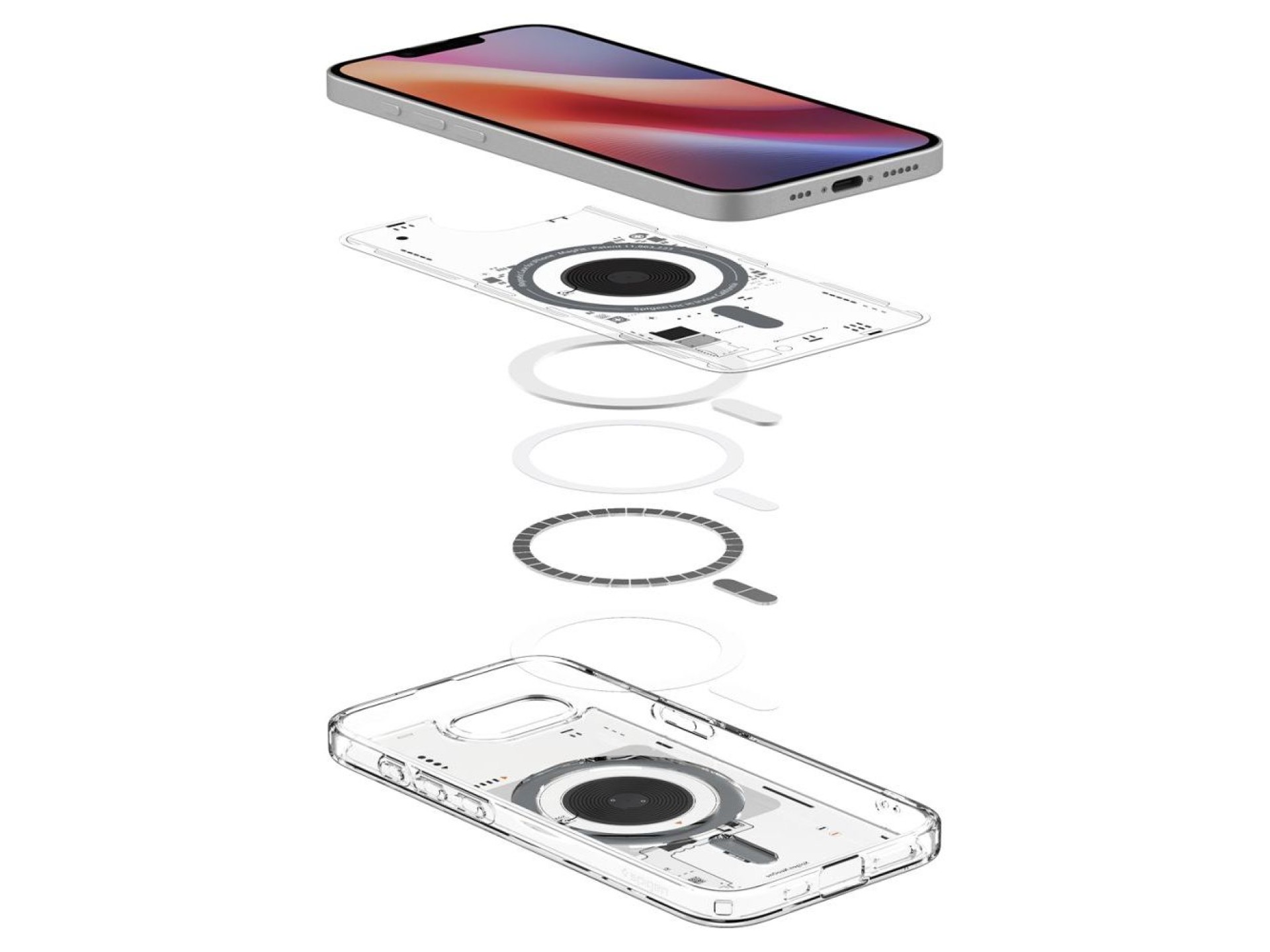 Capa Spigen Ultra Hybrid MagSafe para iPhone 16e / 17e Neo One - Transparente