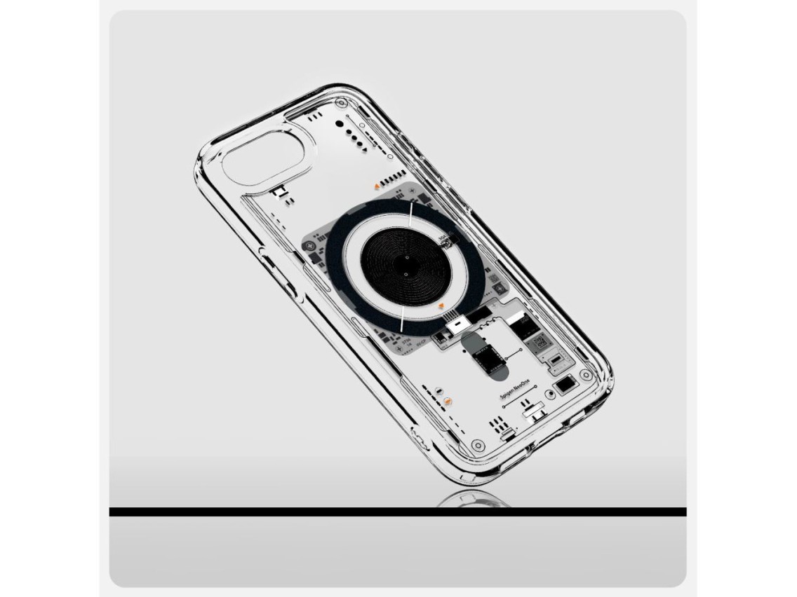 Capa Spigen Ultra Hybrid MagSafe para iPhone 16e / 17e Neo One - Transparente