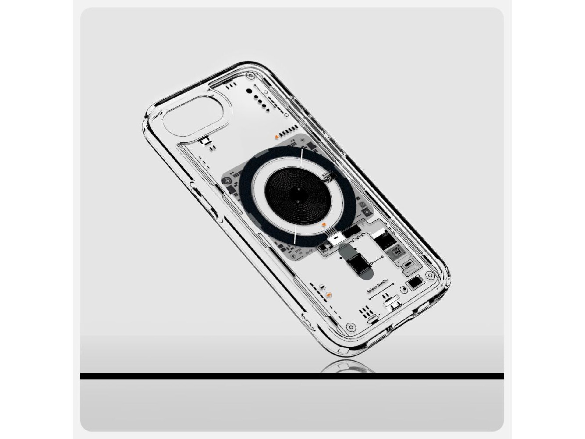 Capa Spigen Ultra Hybrid MagSafe para iPhone 16e / 17e Neo One - Transparente