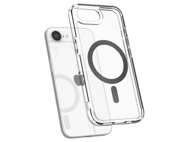 Funda Spigen Ultra Hybrid MagSafe para iPhone 16e / 17e, fibra de carbono - Transparente Funda Spigen Ultra Hybrid MagSafe para iPhone 16e / 17e, fibra de carbono - Transparente