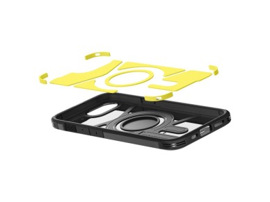 Funda Spigen Tough Armor con MagSafe para iPhone 16e / 17e con soporte - Negra