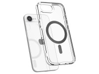 Capa Spigen Ultra Hybrid MagSafe para iPhone 16e/17e em fibra de carbono - transparente Capa Spigen Ultra Hybrid MagSafe para iPhone 16e/17e em fibra de carbono - transparente