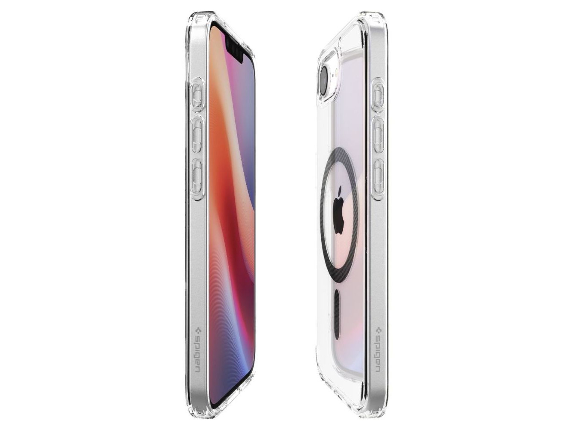 Capa Spigen Ultra Hybrid MagSafe para iPhone 16e/17e em fibra de carbono - transparente