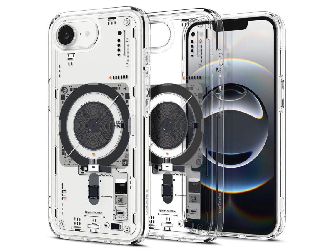 Capa Spigen Ultra Hybrid MagSafe para iPhone 16e / 17e Neo One - Transparente
