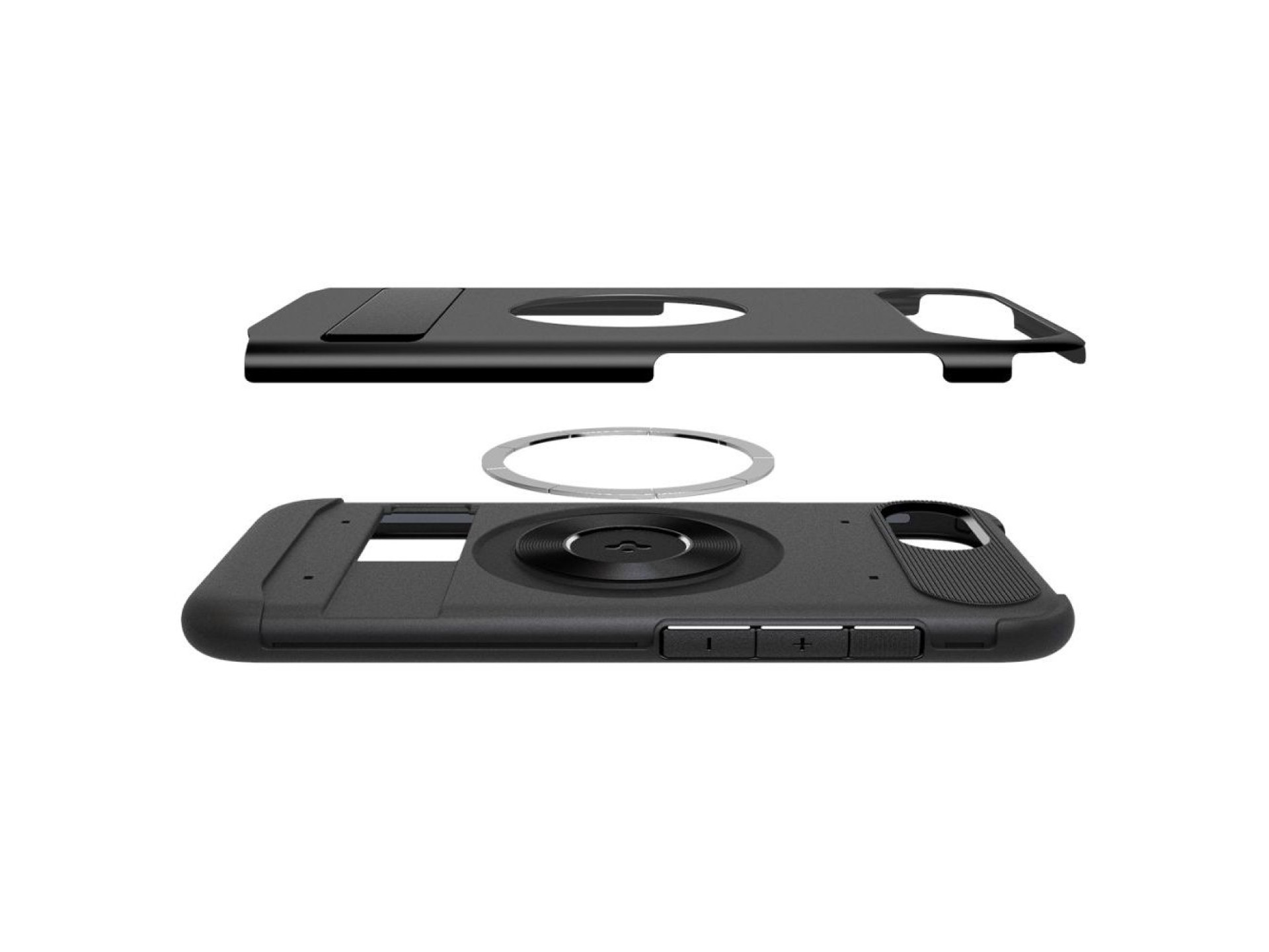 Capa Spigen Slim Armor MagSafe para iPhone 16e / 17e - Preta
