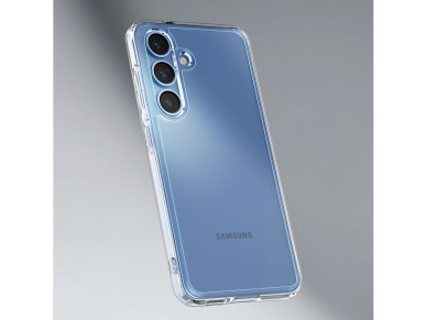 Funda Spigen Ultra Hybrid para Samsung Galaxy S25 - Transparente