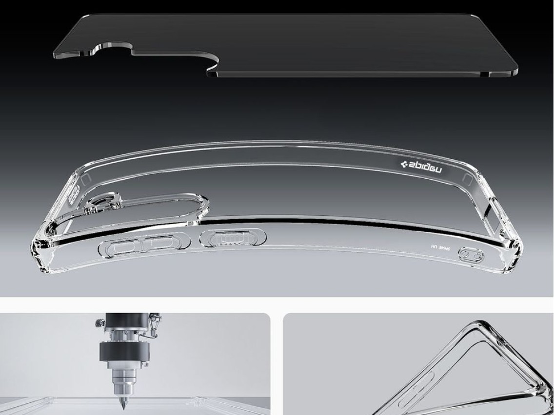 Funda Spigen Ultra Hybrid para Samsung Galaxy S25 - Transparente