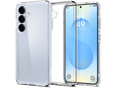 Funda Spigen Ultra Hybrid para Samsung Galaxy S25 - Transparente