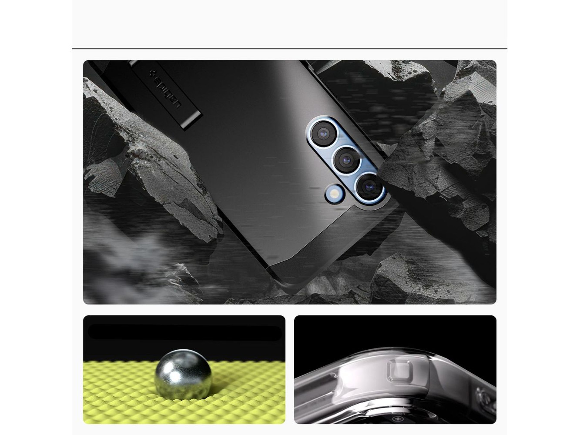 Capa Spigen Tough Armor MagSafe para Samsung Galaxy S25 - preta