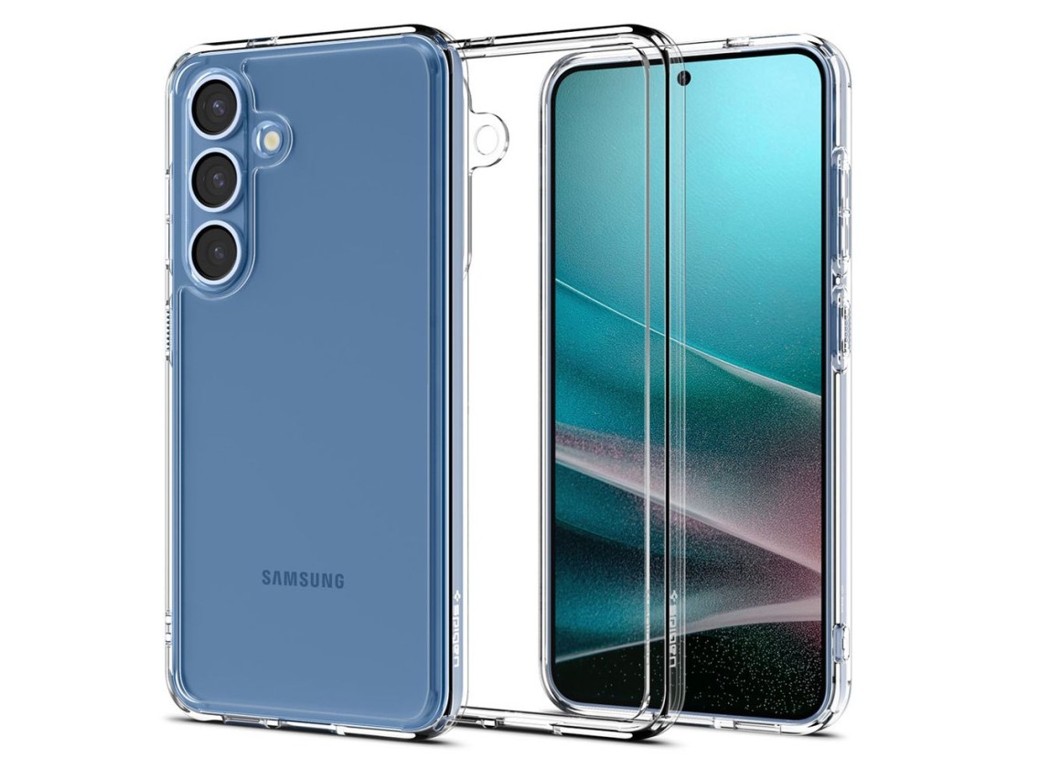 Funda Spigen Ultra Hybrid para Samsung Galaxy S25 - Transparente