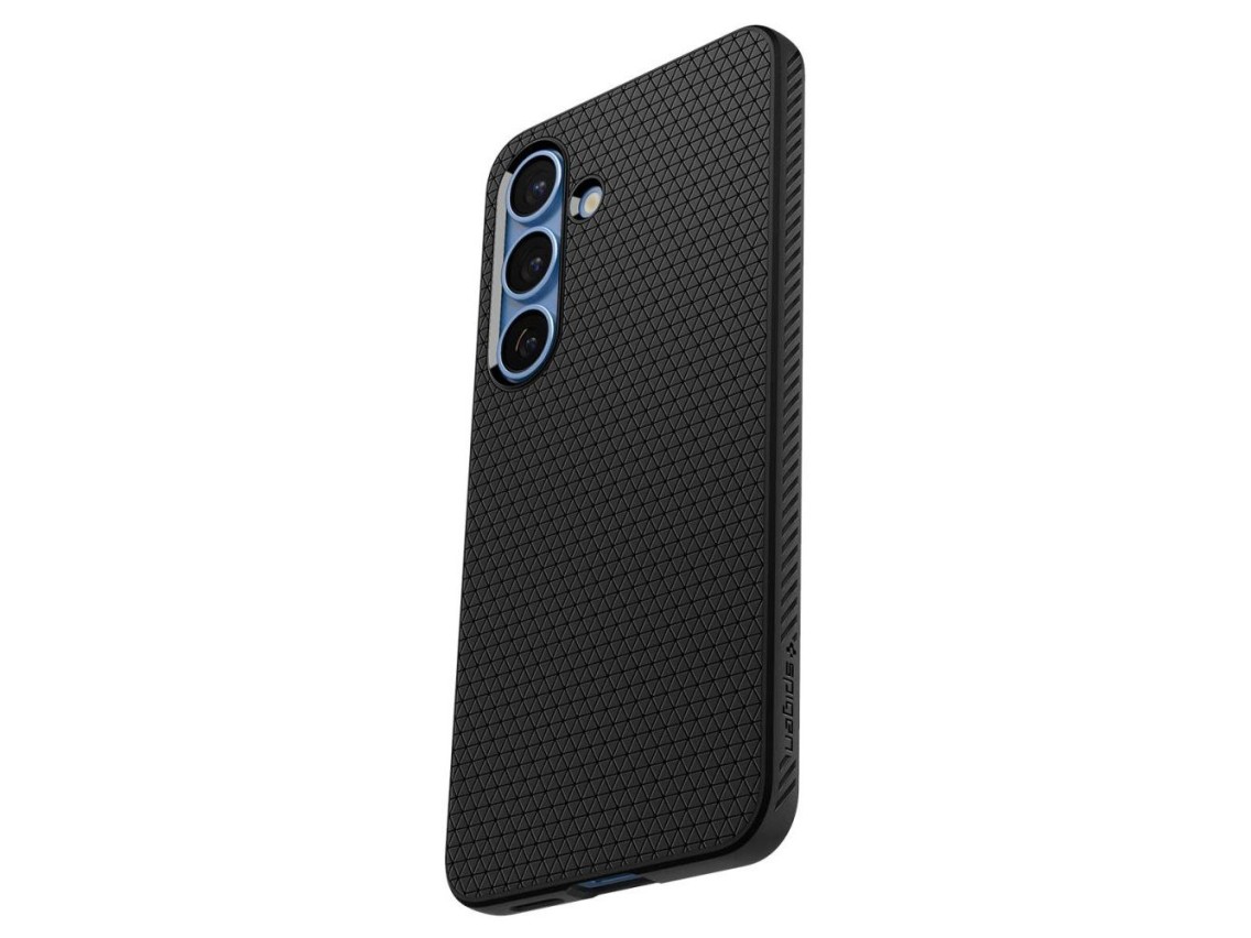 Funda Spigen Liquid Air para Samsung Galaxy S25 - Negro mate