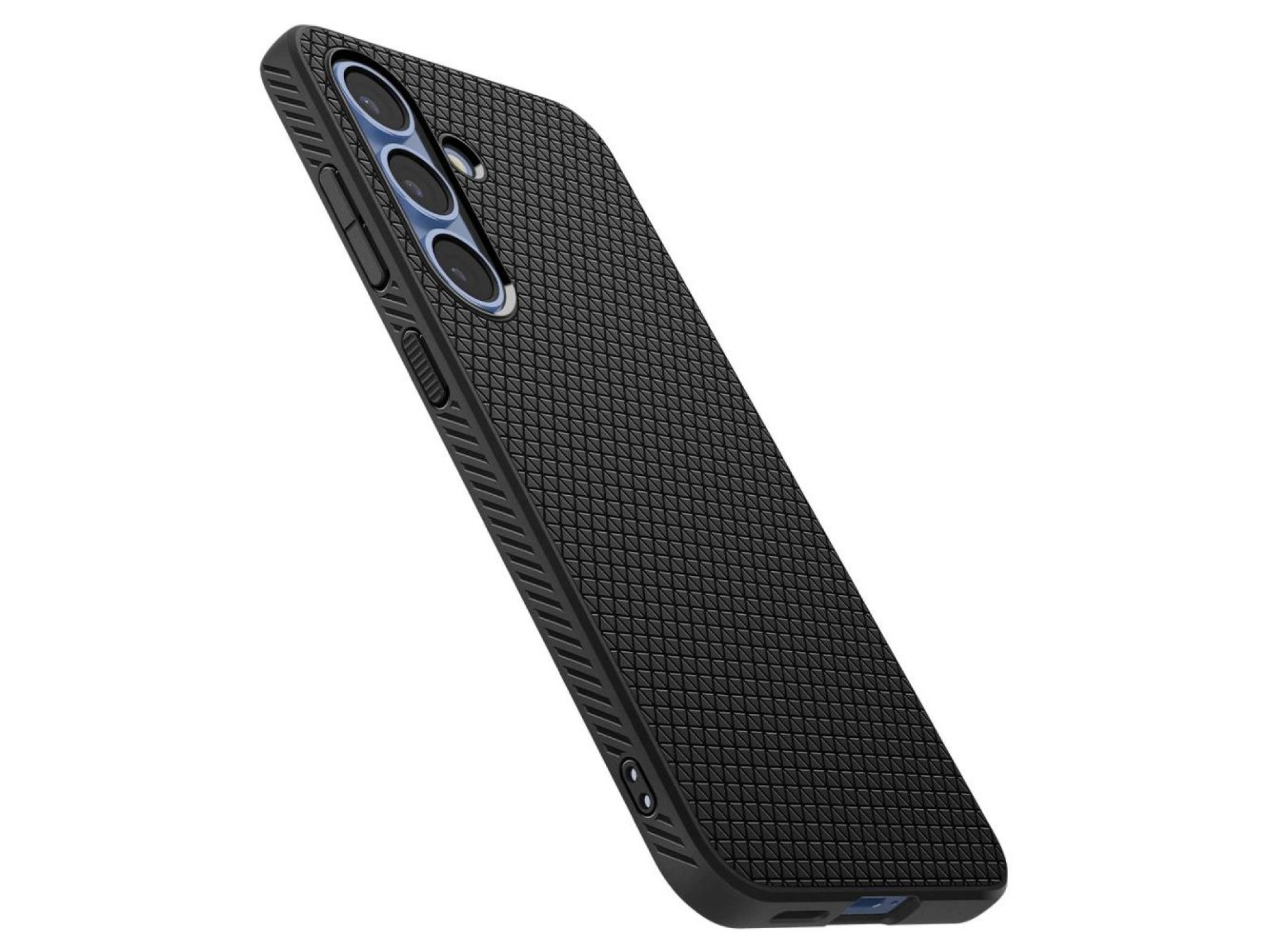 Funda Spigen Liquid Air para Samsung Galaxy S25 - Negro mate