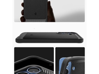 Funda Spigen Rugged Armor Mag MagSafe para Samsung Galaxy S25 - Negro mate