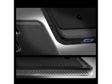 Funda Spigen Rugged Armor Mag MagSafe para Samsung Galaxy S25 - Negro mate