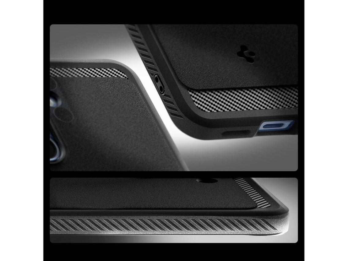 Funda Spigen Rugged Armor Mag MagSafe para Samsung Galaxy S25 - Negro mate