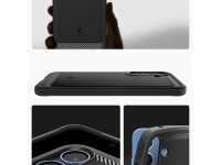 Funda Spigen Rugged Armor Mag MagSafe para Samsung Galaxy S25 - Negro mate Funda Spigen Rugged Armor Mag MagSafe para Samsung Galaxy S25 - Negro mate