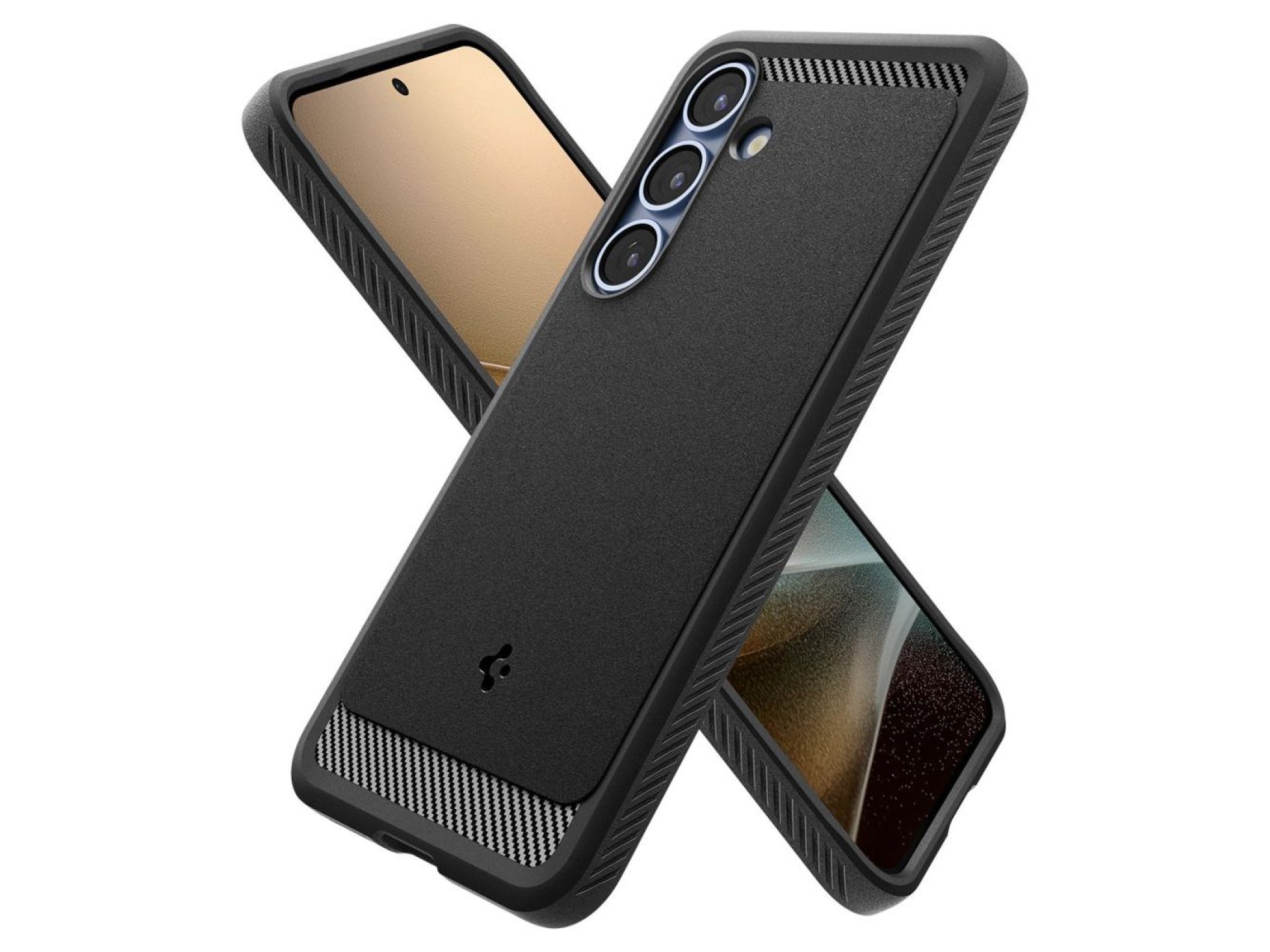 Funda Spigen Rugged Armor Mag MagSafe para Samsung Galaxy S25 - Negro mate