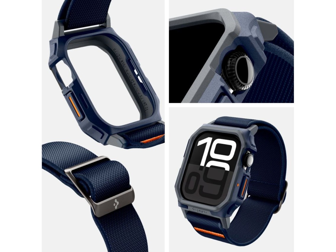 Spigen Lite Fit "Pro" Strap for Apple Watch 10 46mm - Navy Blue