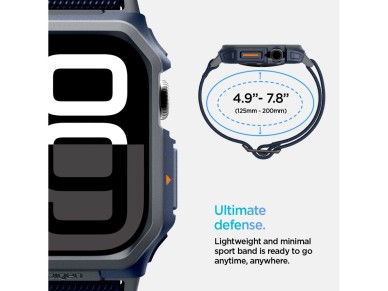 Spigen Lite Fit "Pro" Strap for Apple Watch 10 46mm - Navy Blue Spigen Lite Fit "Pro" Strap for Apple Watch 10 46mm - Navy Blue